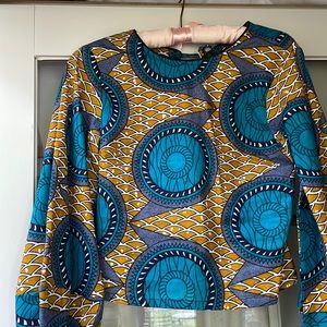 Bespoke Binny African inspired print cotton top